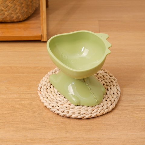 Bát nhựa chống gù pastel cho Chó Mèo