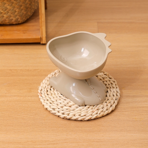 Bát nhựa chống gù pastel cho Chó Mèo