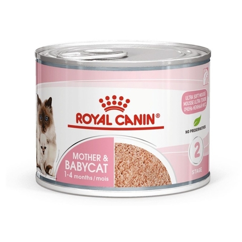 195gr Pate Mother&Babycat Royal Canin Mèo Mẹ mang thai và Mèo Con Hỗ trợ sức khỏe