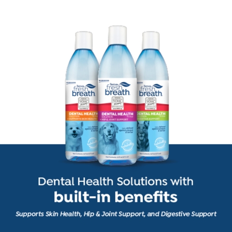 Certified Wellness Collection Dental Health Fresh Breath Tropiclean - Nước vệ sinh răng miệng cho Chó Tropiclean