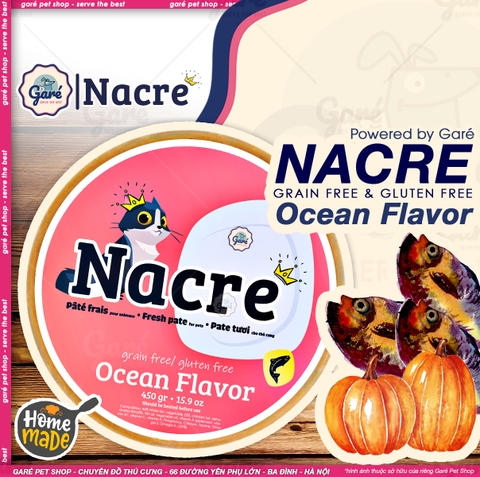 Pate tươi Nacre Organic dành cho Chó Mèo từ Cá, Gà, Bò đảm bảo giữ lạnh 24/7 Powered by Garé Pet Shop