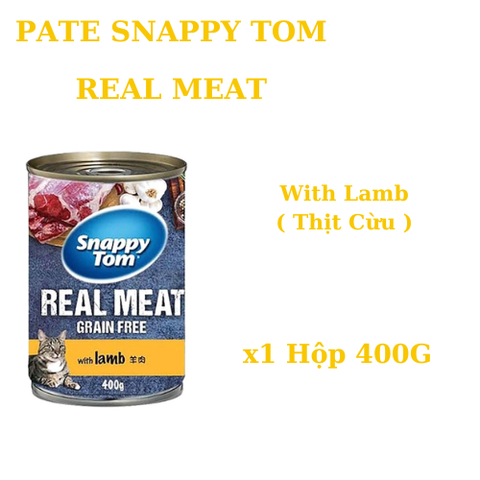 400gr - Pate Snappy Tom dạng lon cho Mèo