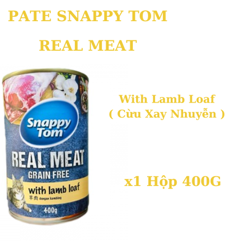400gr - Pate Snappy Tom dạng lon cho Mèo
