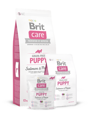 Hạt BRIT Care DOG GRAIN-FREE PUPPY Salmon cho Chó con
