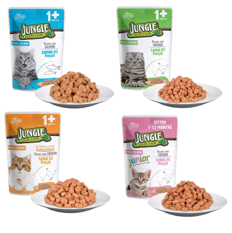 Gói 100gr - Pate Jungle cho Mèo