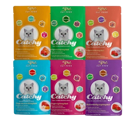 70g - Gói Pate Catchy 5Plus