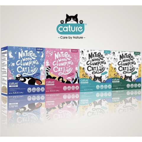 Cát gỗ Cature Natural Wood Clumping 6L-2.4kg