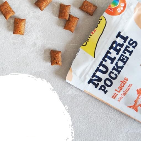 60gr Bánh thưởng Nutri Pocket Gimcat - Bánh quy giòn có nhân