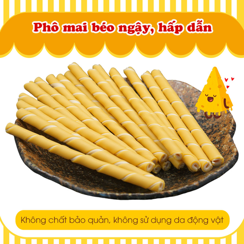 Que gặm hương phô mai size lớn 120g DoggyMan