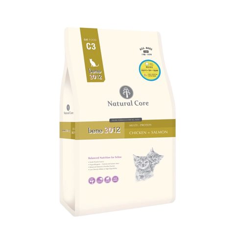 Hạt C3 Natural Core cho Mèo từ Thịt Gà & Cá Hồi