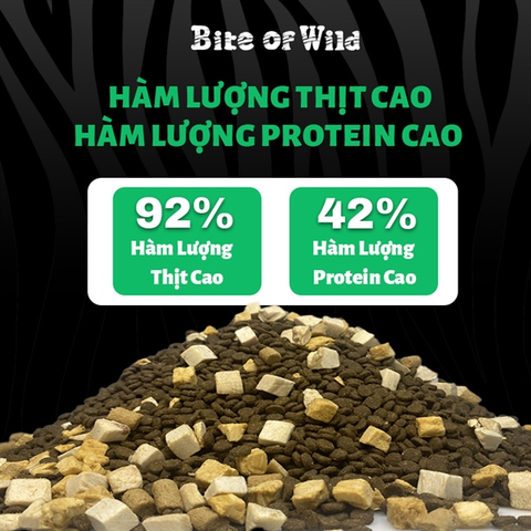 Hạt Bite Of Wild P42 3 loại topping cho Mèo mọi độ tuổi