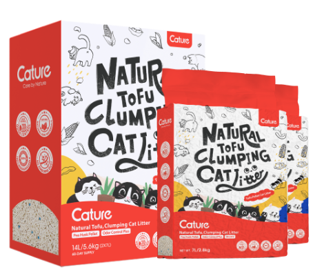 7L-2.8kg Cát Cature Tofu / Tofu & Bentonite - Cát Đậu nành / Đậu nành & Đất sét Hương sữa