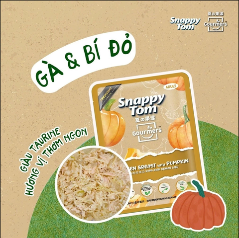 70gr - Pate Snappy Tom Trái cây dạng gói