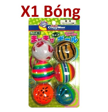 Set 6 bóng cho mèo CattyMan