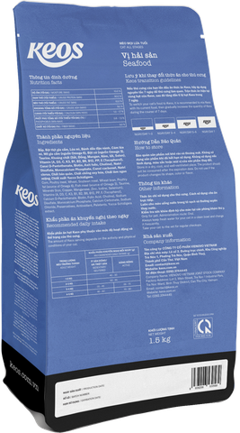 Hạt Keos Seafood Mèo mọi độ tuổi vị Hải sản