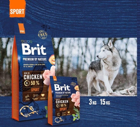 Hạt BRIT Premium by Nature SPORT cho Chó mọi giống