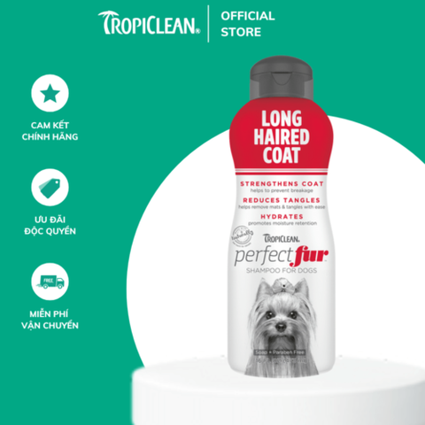 Sữa tắm Tropiclean Perfect Fur cho Chó