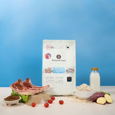 Hạt S1 S2 S3 cho Chó Natural Core - Hạt Natural Core hữu cơ đủ dòng S1 S2 S3 cho Chó - Thức ăn cho chó Đa đạm thành phần Cá hồi, Thịt Cừu