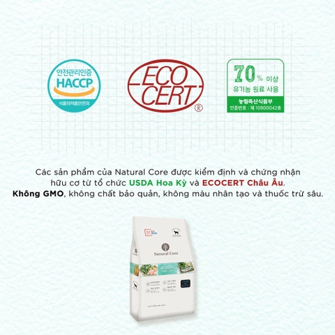 Hạt S1 S2 S3 cho Chó Natural Core - Hạt Natural Core hữu cơ đủ dòng S1 S2 S3 cho Chó - Thức ăn cho chó Đa đạm thành phần Cá hồi, Thịt Cừu