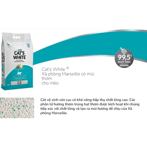 5/6L - Cát đất sét Cat's White