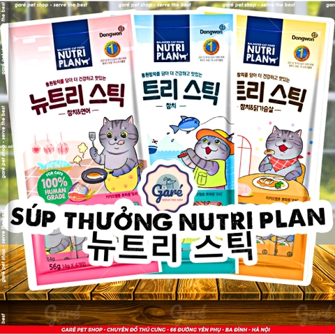 Súp thưởng Nutri Plan Stick cho Mèo