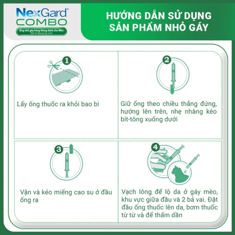 Nhỏ gáy NexGard COMBO cho Mèo