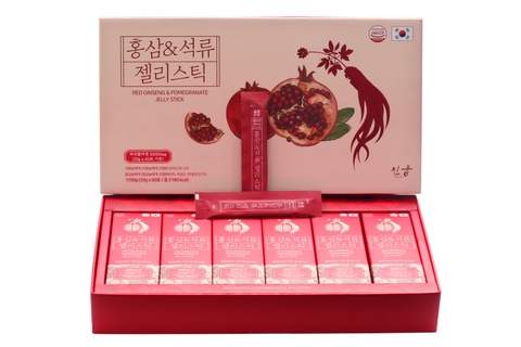 Chiết xuất Hồng Sâm & lựu dạng thạch jelly ( 20ml x 10 stick/ hộp nhỏ )