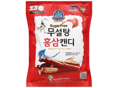 Kẹo nhân sâm không đường 500g (gói đỏ)