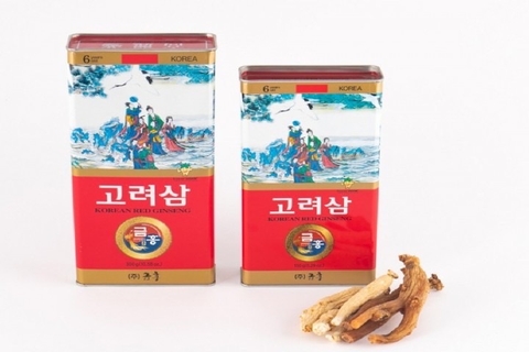 Hồng sâm sấy khô hộp thiếc Geumhong 300g ( 8 củ - 10 củ )