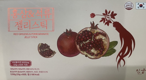 Chiết xuất Hồng Sâm & lựu dạng thạch jelly ( 20ml x 10 stick/ hộp nhỏ )