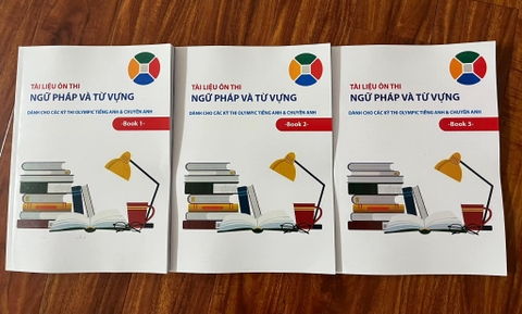 Ôn luyện ngữ pháp và bài tập khổ A4 - 3 quyển (Dành cho các kì thi Olympic tiếng anh và chuyên anh)