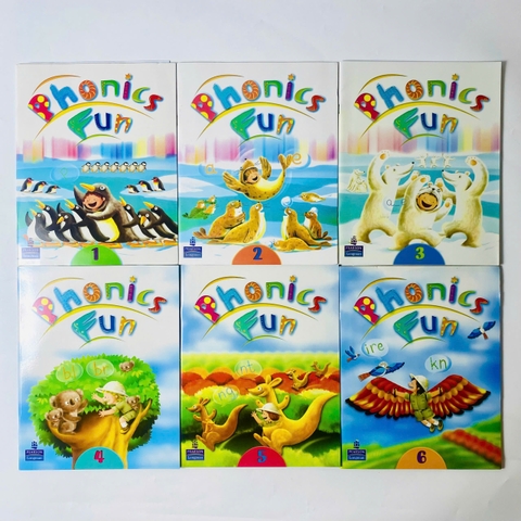 Phonics Fun (Sách nhập)- 6 levels kèm file nghe
