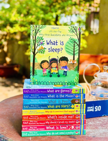Usborne Lift the flap Very first Questions and Answers (Sách nhập) - bộ 10 quyển bìa cứng