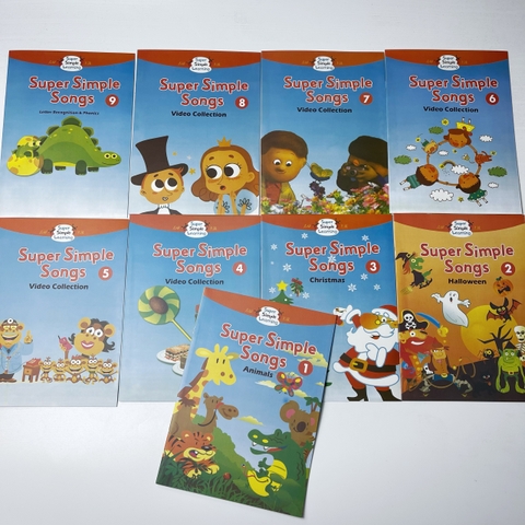 Super Simple Song bộ 8 quyển - kèm file nghe