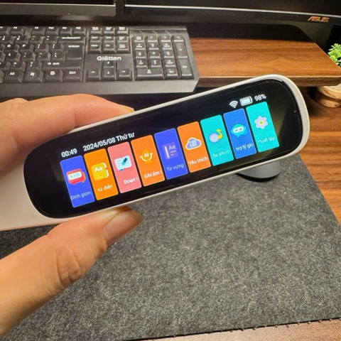 Translation Pen - Bút scan dịch đa ngôn ngữ điện tử cầm tay màn hình LCD (Full box, đầy đủ phụ kiện)