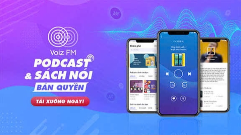 Phần mềm  Voiz Fm – Gói 1 năm-  Ứng dụng nghe sách nói bản quyền hàng đầu Việt Nam