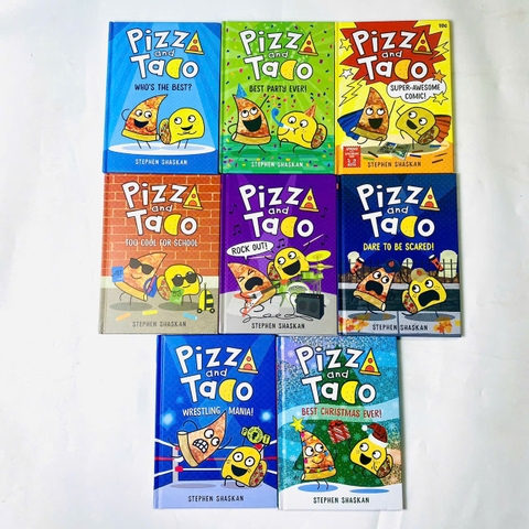 🎉 PIZZA & TACO – Bộ truyện cười “ngon mắt, vui miệng”, giúp bé mê đọc tiếng Anh! 🍕🌮