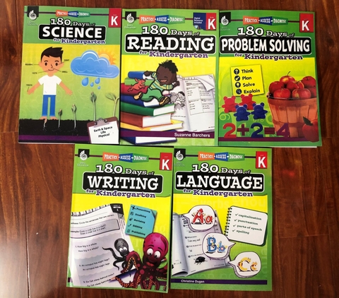 Sách 180 days - 5 quyển Level K