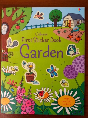 Sách Dính Dán - Usbonre Sticker Book - Garden