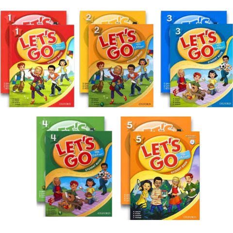Sách Let’s Go 4th Edition – Let’s Go  Begin, 1, 2, 3, 4, 5  (Work Book + Student Book kèm file nghe )