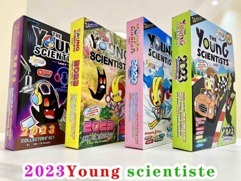 The Young scientists 2023 - Tạp chí khoa học bản tiếng anh (Sách nhập) - 40 quyển trọn bộ 4 levels