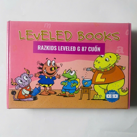 Razkids level G (Sách nhập) - 87 quyển + Quiz + file nghe