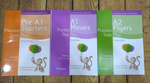 Practice tests plus - Starter + Mover + Flyer - 3quyển in màu