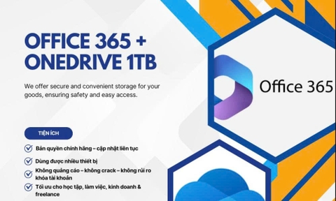 ONEDRIVE 1TB – LƯU TRỮ KHÔNG GIỚI HẠN