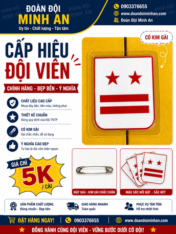 CẤP HIỆU ĐỘI VIÊN