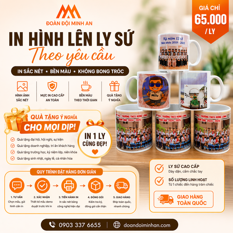 LY SỨ TRẮNG IN THEO YÊU CẦU
