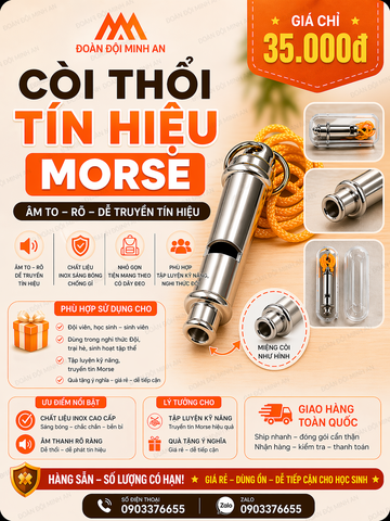 CÒI THỔI TÍN HIỆU MORSE TRÒN