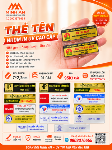 THẺ TÊN CÁC LOẠI