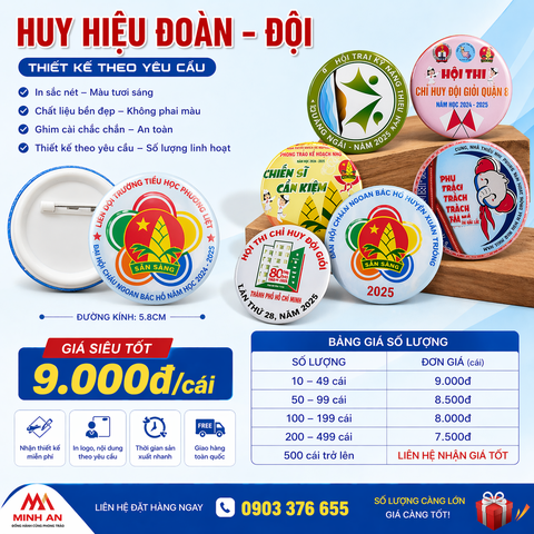 🎖️ HUY HIỆU IN THEO YÊU CẦU 🎖️