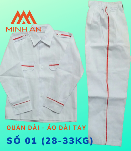 Đồng phục Nghi Lễ Đội - Quần Dài, Áo Dài Tay